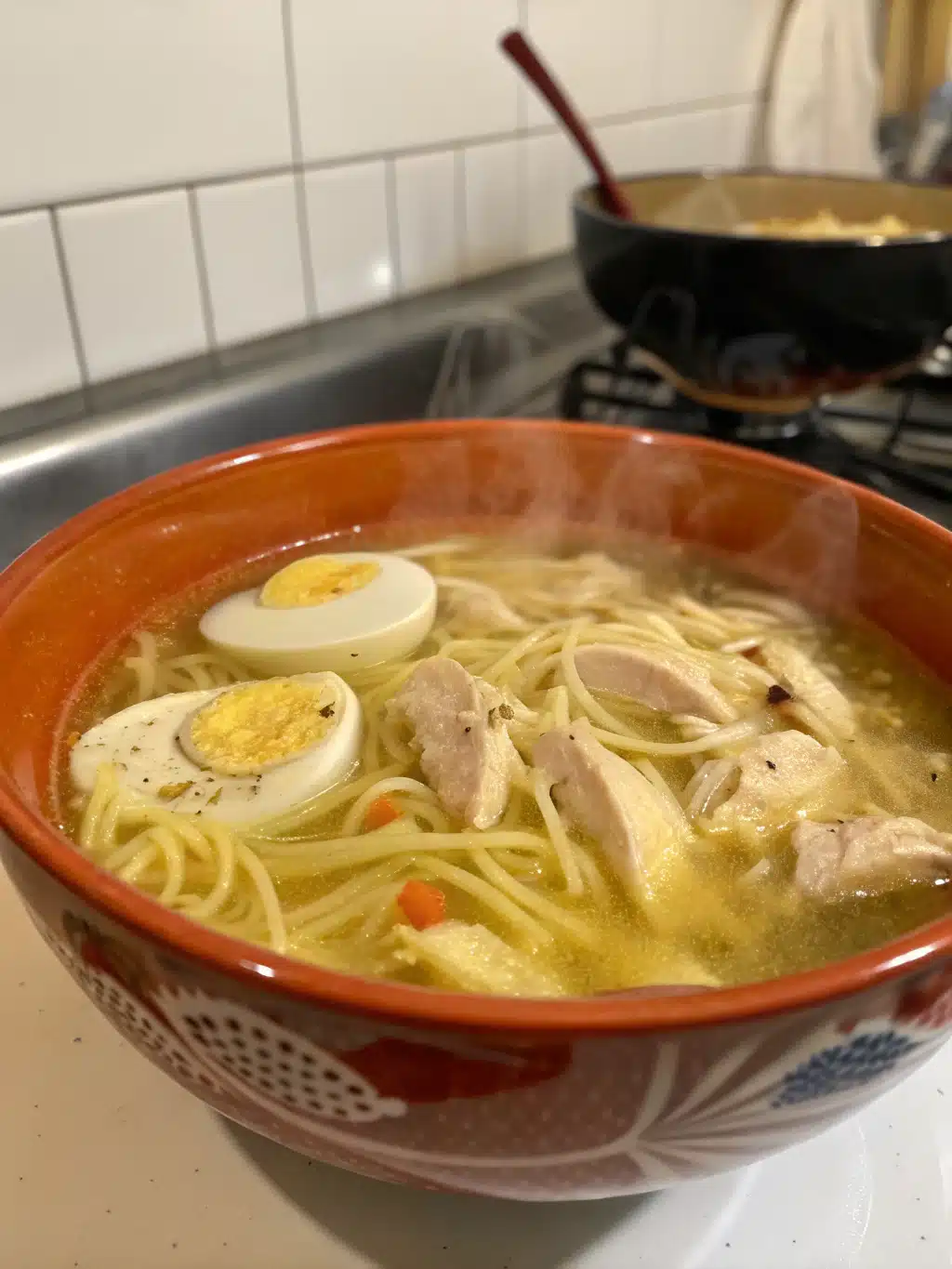 Chicken Noodle Soup with Egg ingredient 4