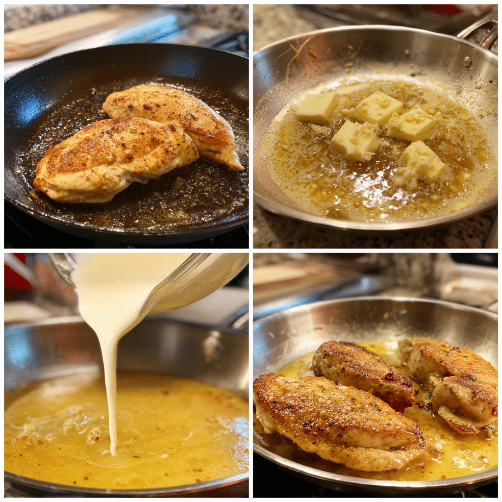Step-by-step cooking Texas Roadhouse Butter Chicken Skillet amateur style