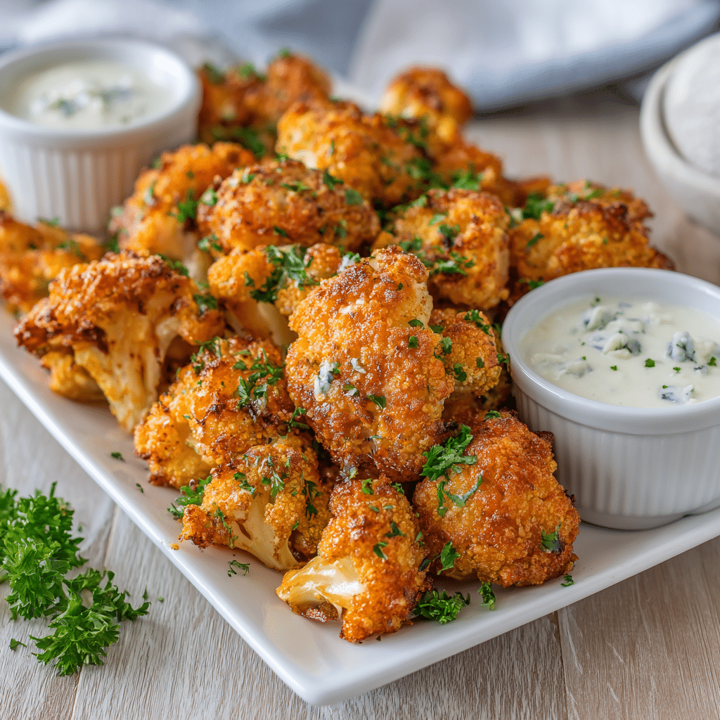 Air Fryer Buffalo Cauliflower Recipe