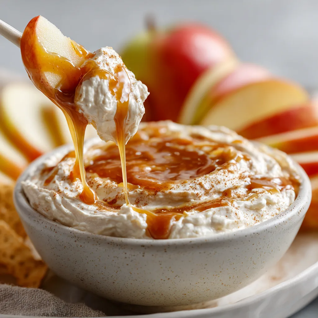 Cream Cheese Caramel Apple Dip