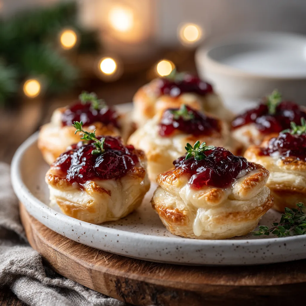 Cranberry Brie Tartlets with Thyme – Tiny but Fancy