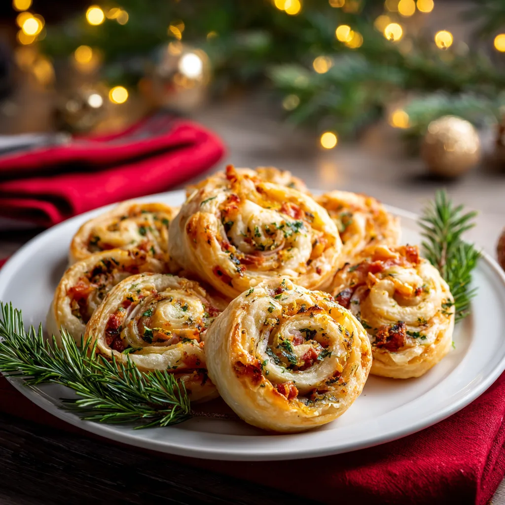 Antipasto Puff Pastry Pinwheels