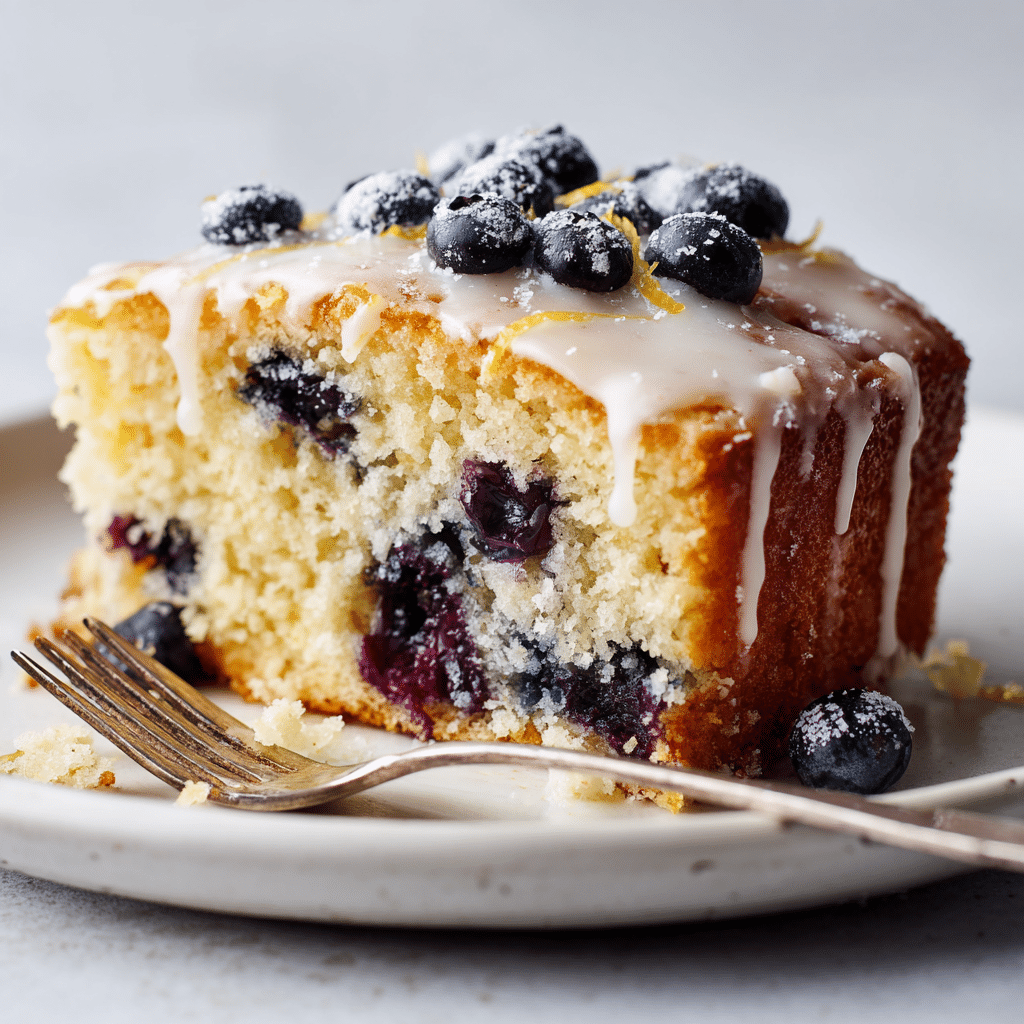 Bright & Zesty Lemon Blueberry Sheet Cake for Easy Summer Desserts 5 Lemon Blueberry Sheet Cake
