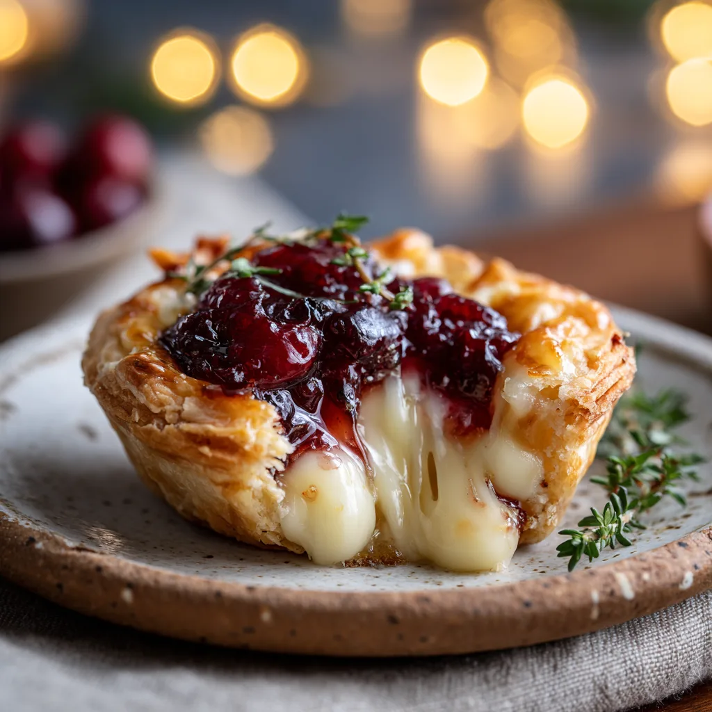 Cranberry Brie Tartlets with Thyme – Tiny but Fancy