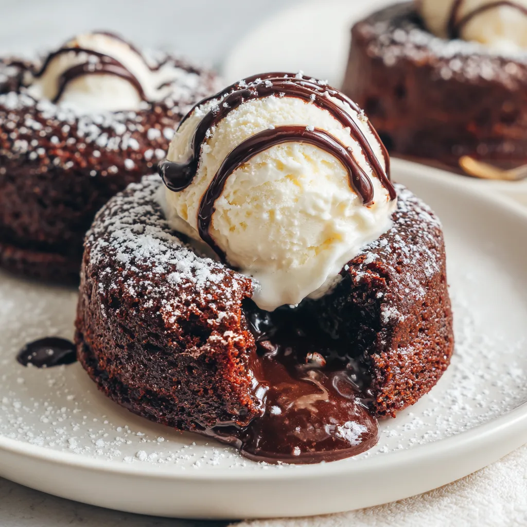 Hot Chocolate Lava Cakes