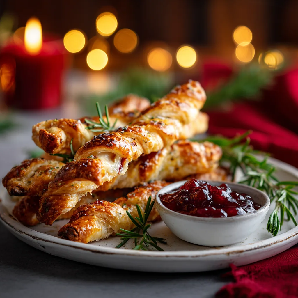 Cranberry Brie Pastry Twists – The Ultimate Holiday Bite