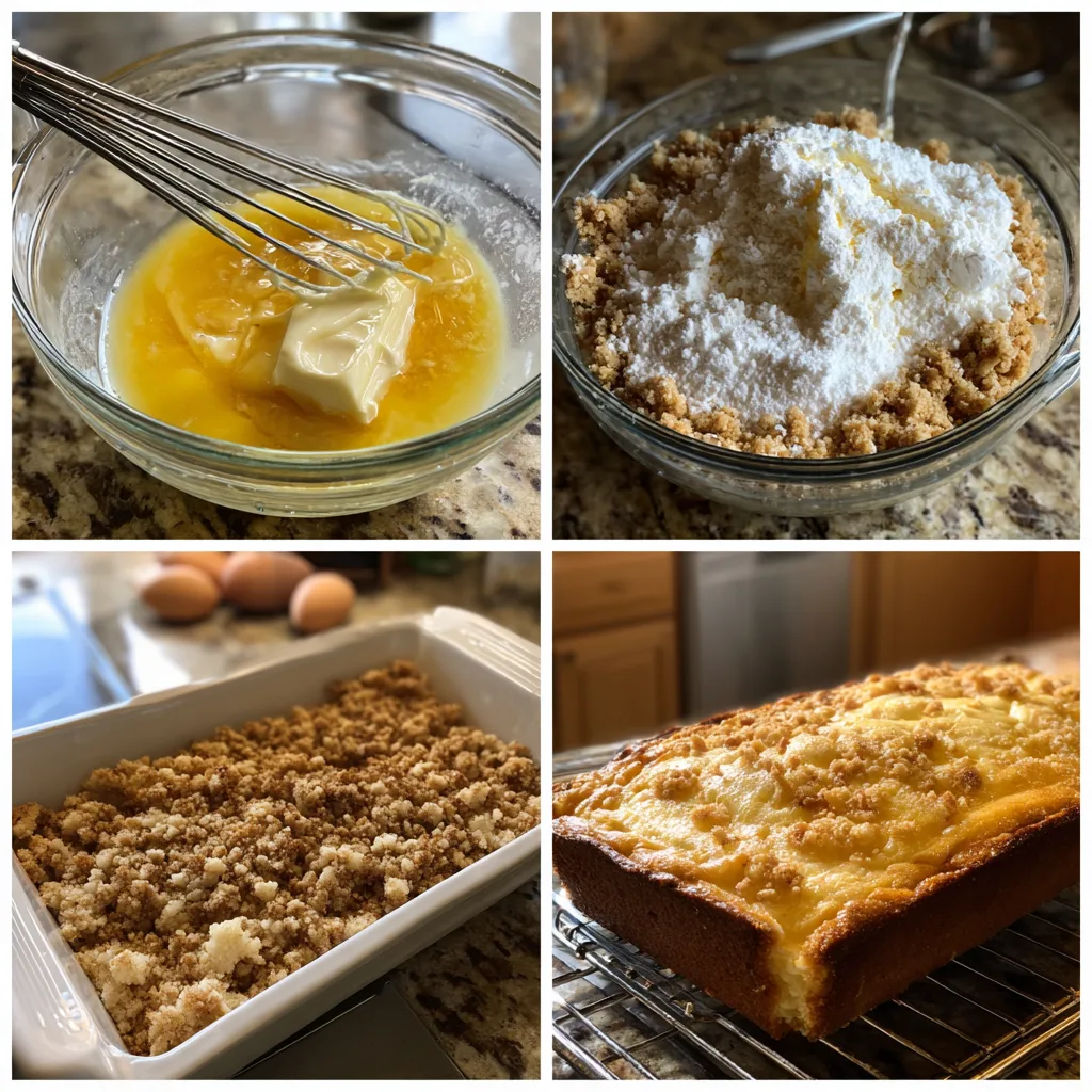 Coffee Cake Delight: A Heartwarming Recipe for Cozy Mornings 4 Step by Step Coffee Cake Recipe Home Kitchen