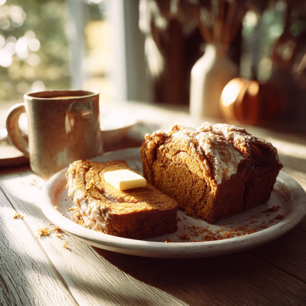 Cinnamon Swirl Pumpkin Loaf