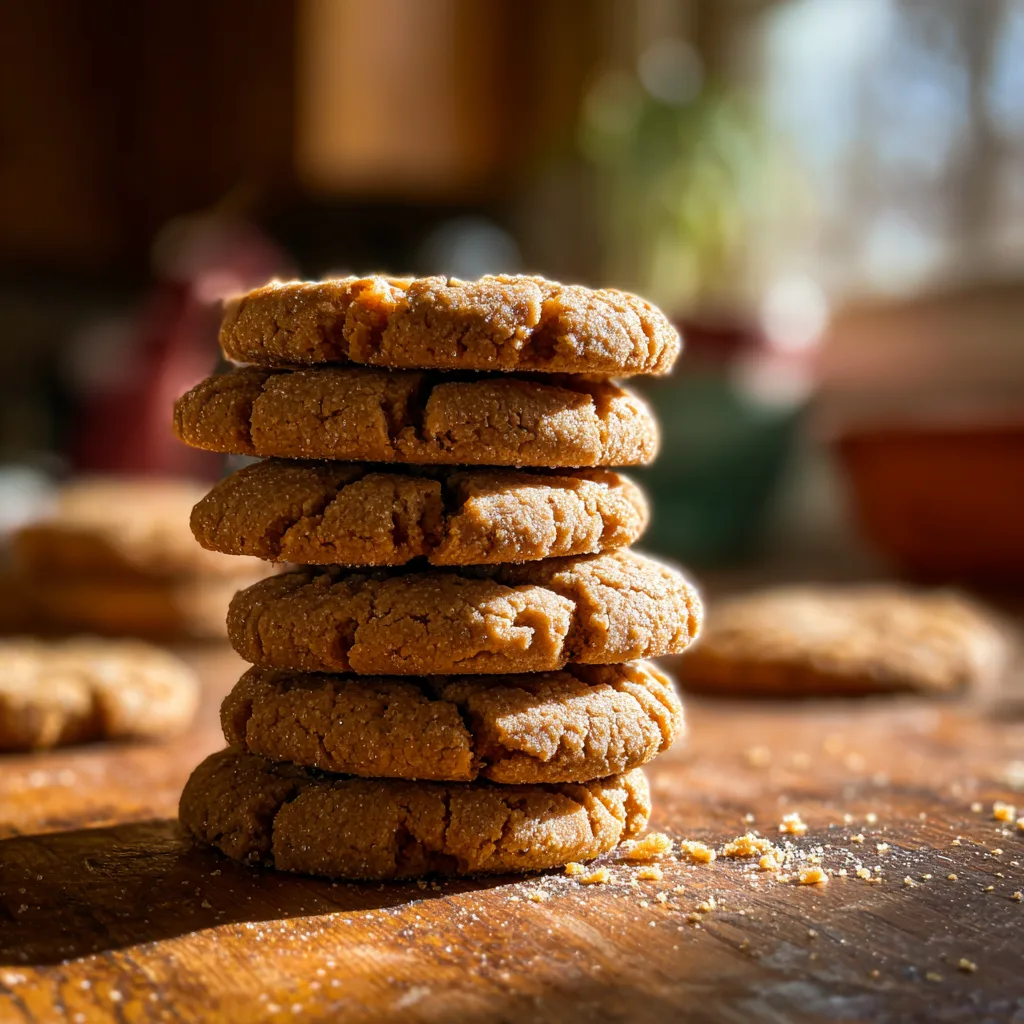 Peanut Butter Brown Sugar Cookies