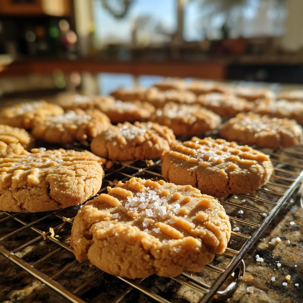 Salted PB Butter Cookies