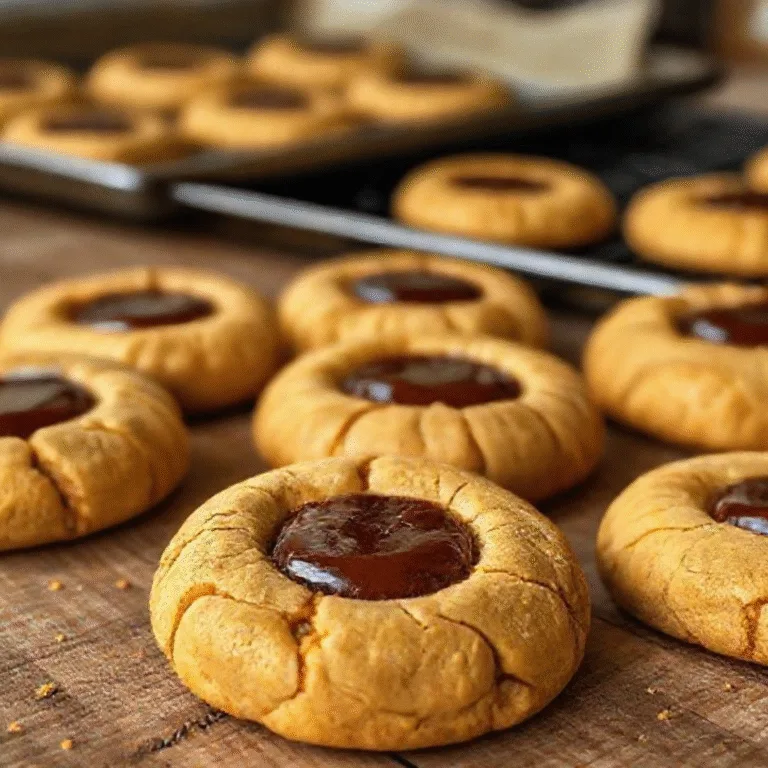 Peanut Butter Thumbprint Cookies