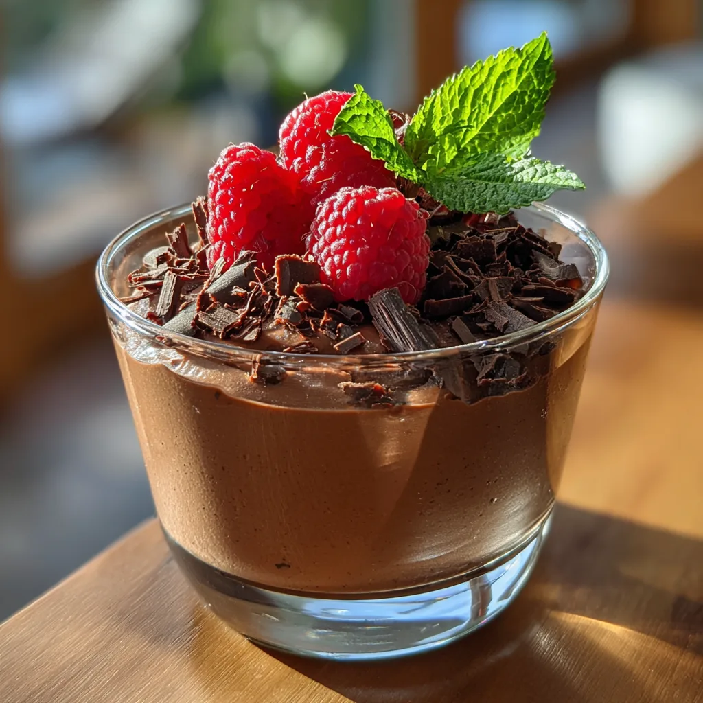 Chocolate Cottage Cheese Mousse