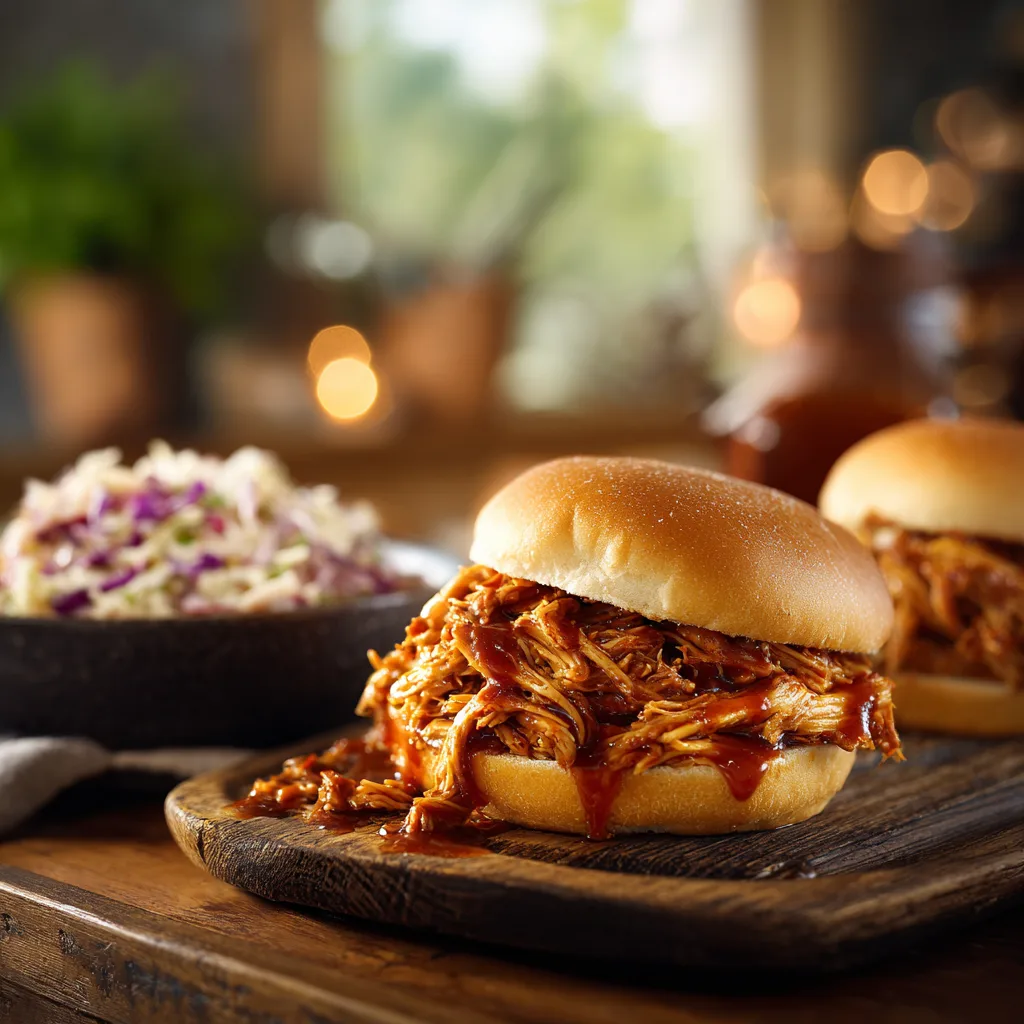 Shredded BBQ Chicken That Will Rock Your Chicken Crockpot Recipes World 4 Shredded BBQ Chicken