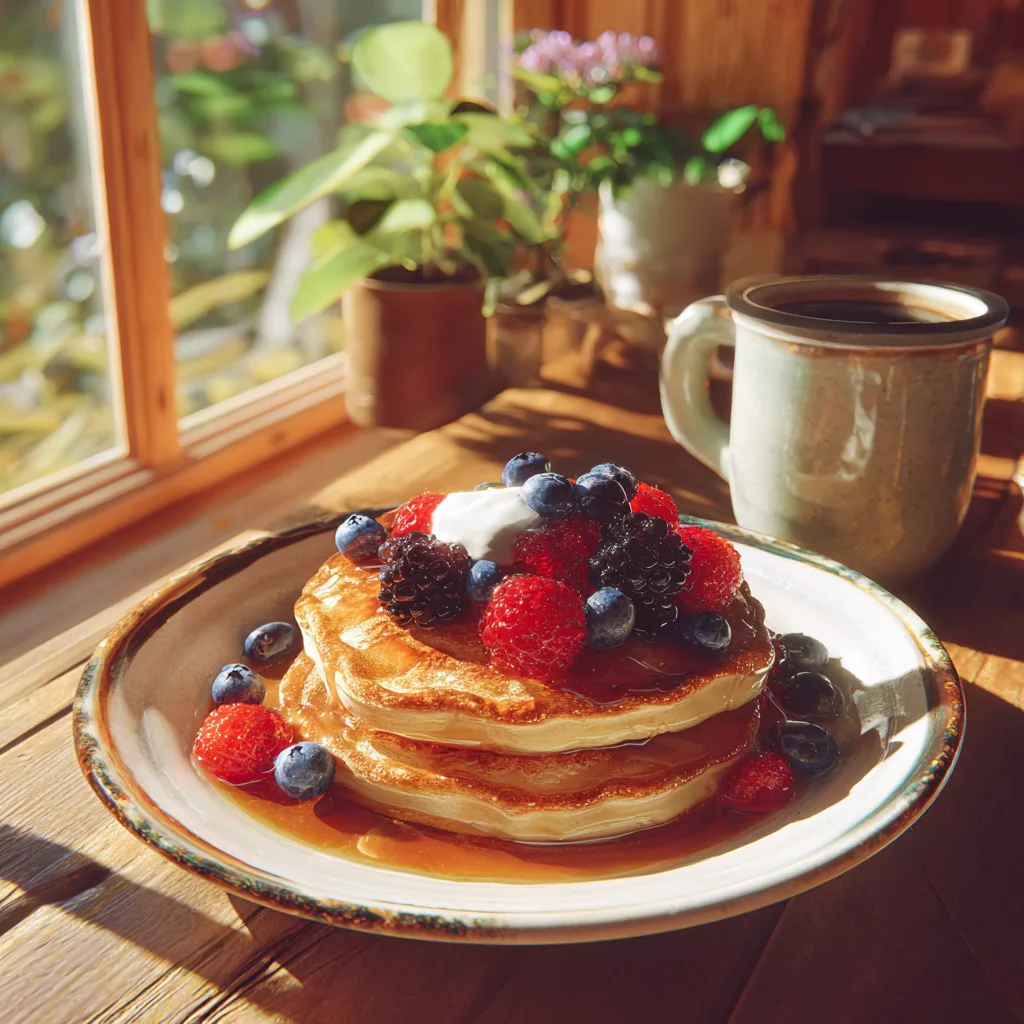 Cottage Cheese Protein Pancakes