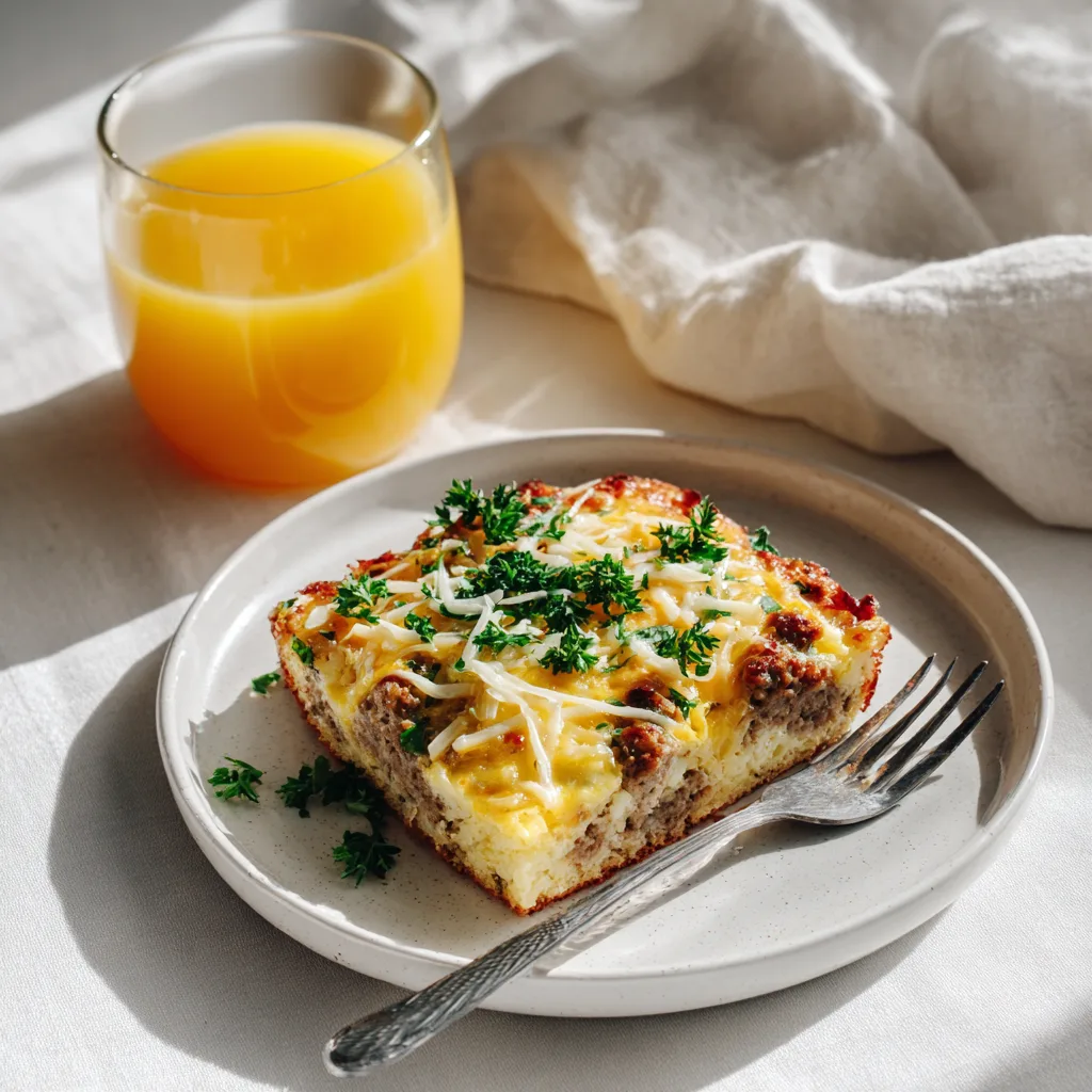 Classic Sausage & Egg Breakfast Casserole