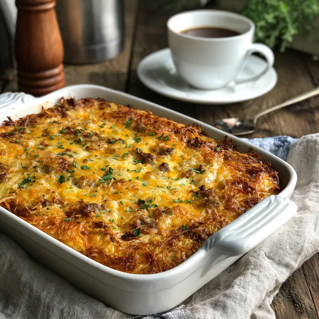 Overnight Hashbrown Breakfast Bake
