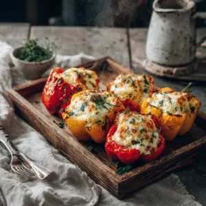 Cottage Cheese Stuffed Peppers