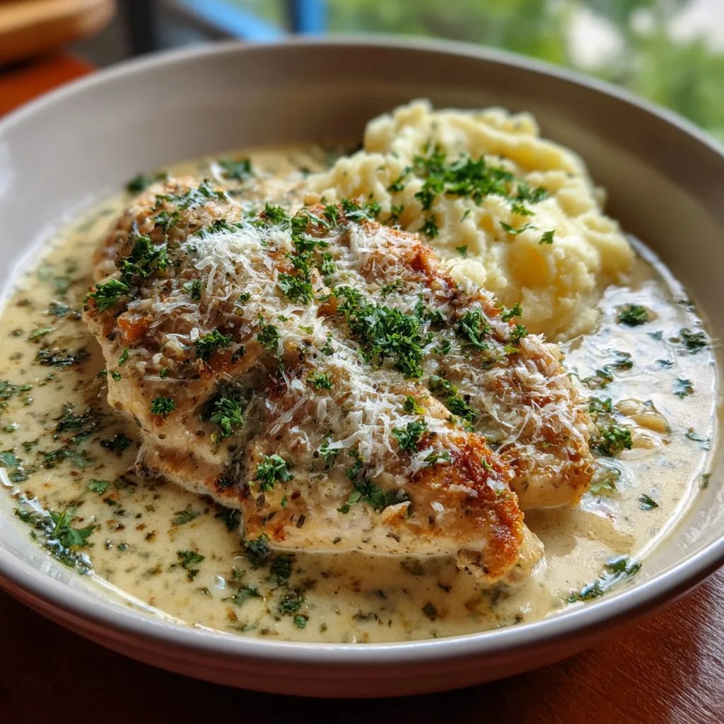 Creamy Garlic Parmesan Chicken 