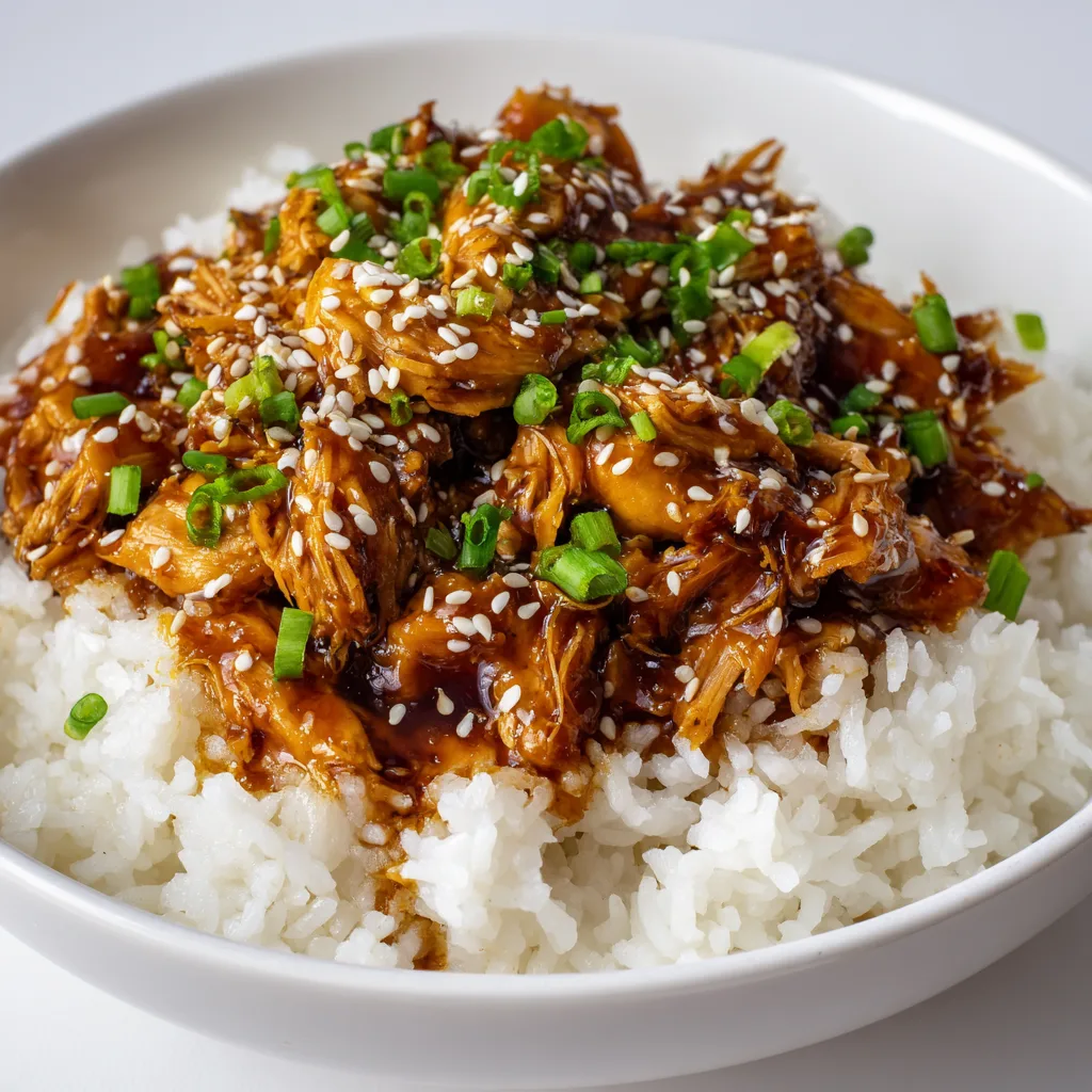 Honey Garlic Chicken Crockpot 