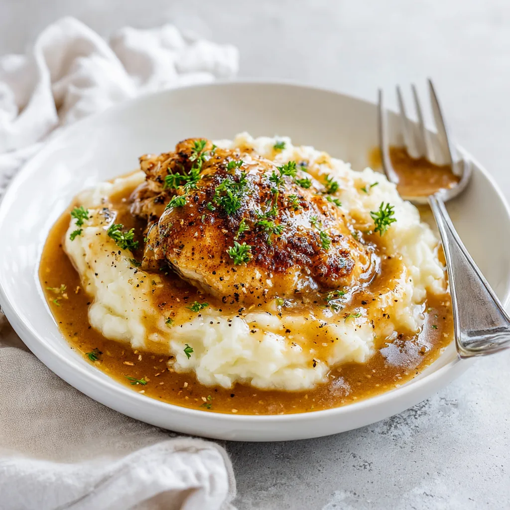 Slow Cooker Chicken and Gravy