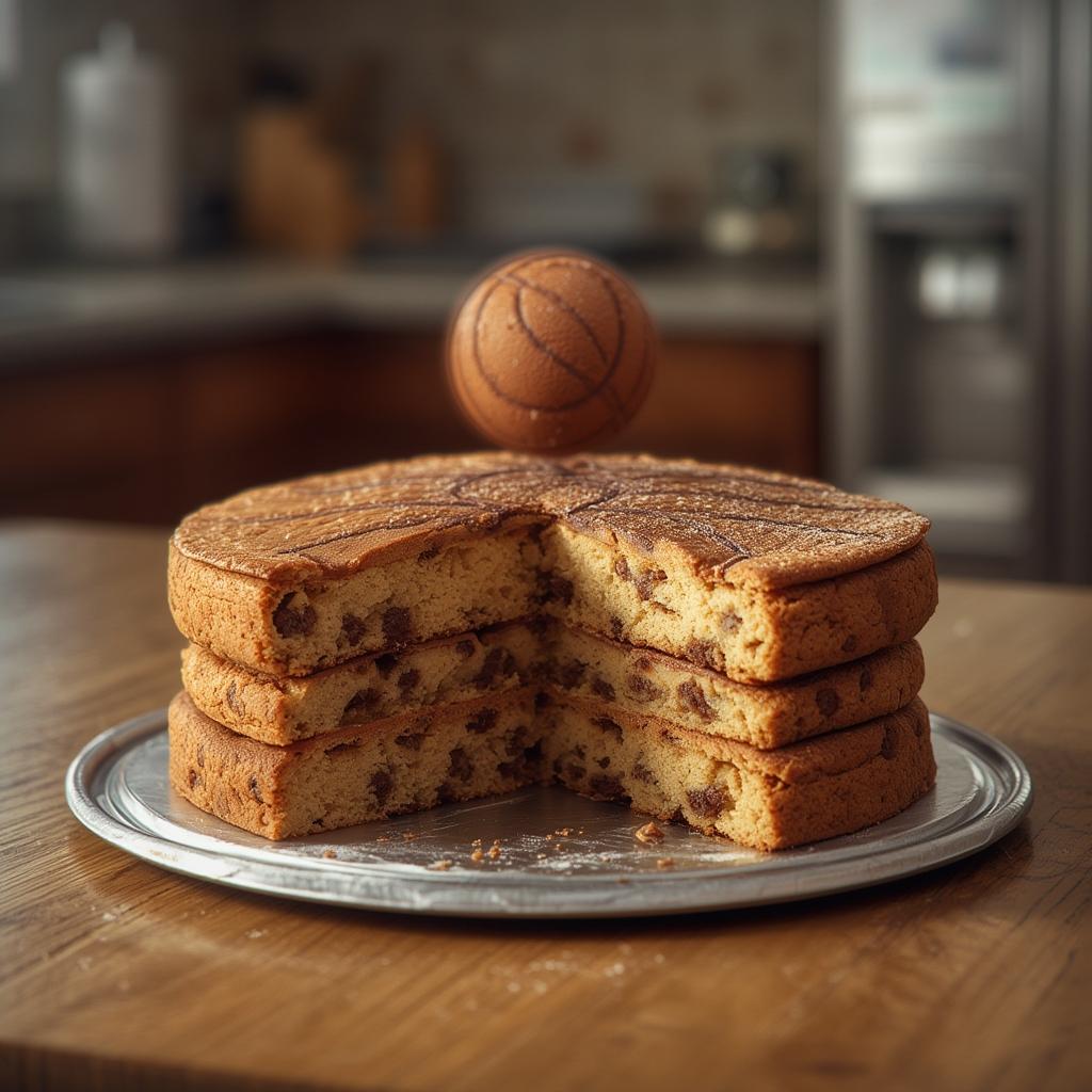 Basketball Cookie Cake Recipe