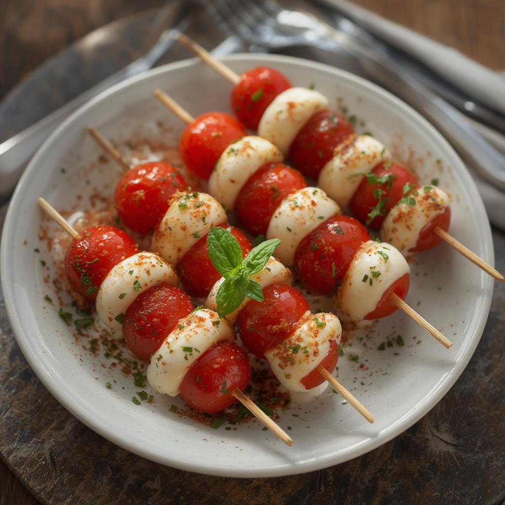 Caprese Skewer Bites