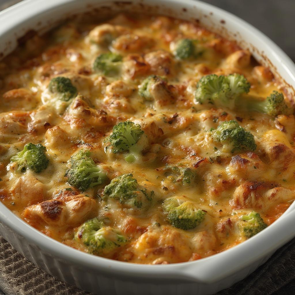 Cheesy Broccoli Chicken Bake 4