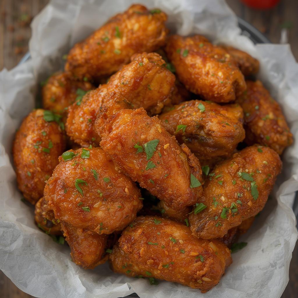 Crispy Air Fryer Buffalo Wings