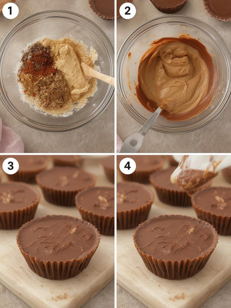DIY Reeses Cups with Crunchy Peanut Butter 2