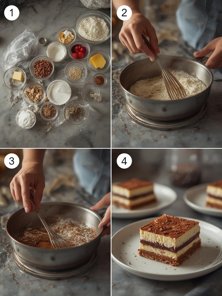 Homemade Layered Neapolitan Dessert 2