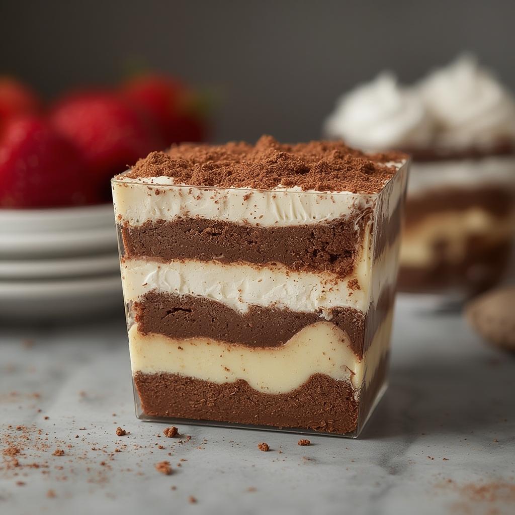 Homemade Layered Neapolitan Dessert