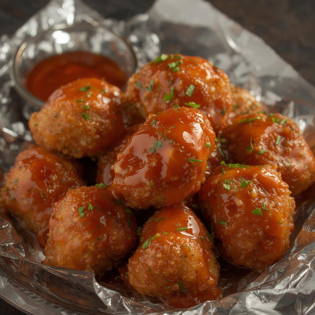 Honey Sriracha Chicken Bites
