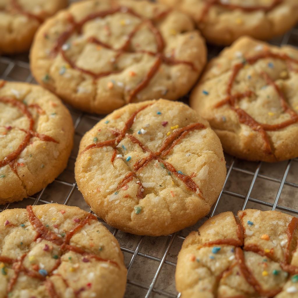 Finished Hoop Shot Sugar Cookies