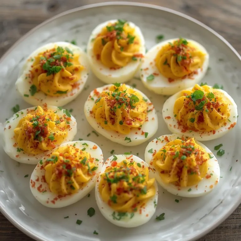 Loaded Deviled Eggs