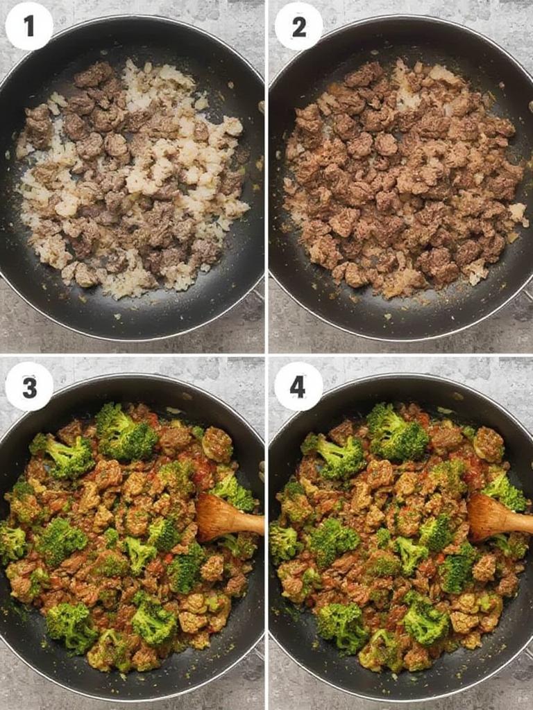 Low Carb Beef Broccoli Stir Fry One Pan 2
