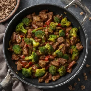 Low-Carb Beef & Broccoli Stir Fry (One Pan)