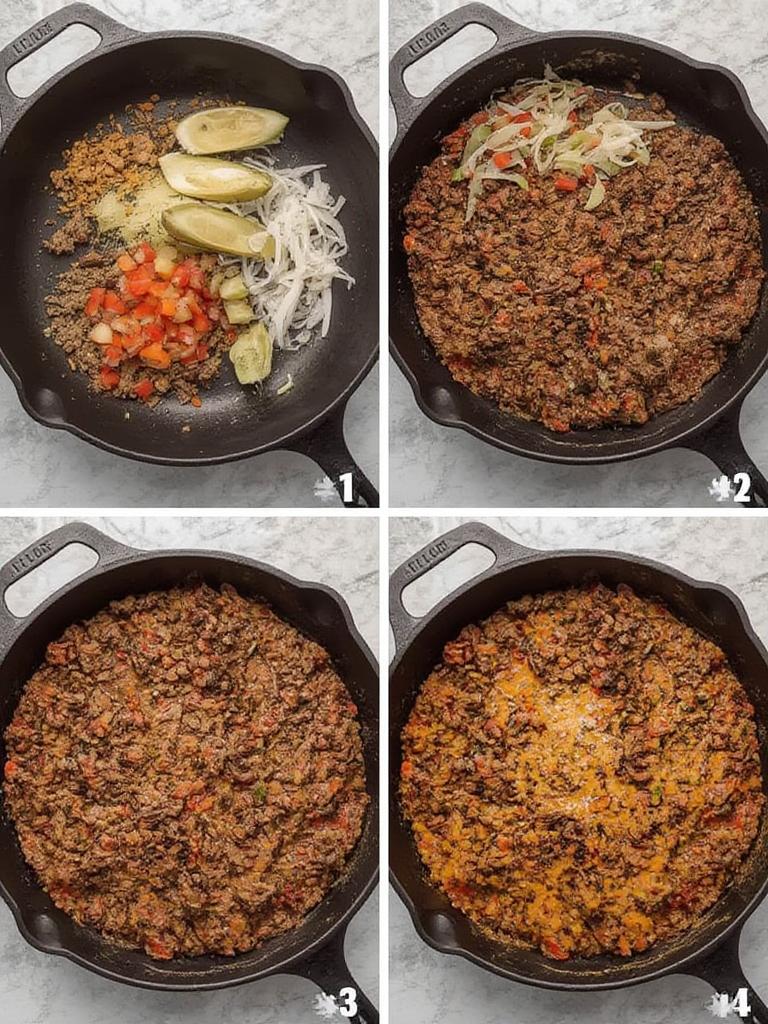 Low Carb Beef Taco Skillet 2