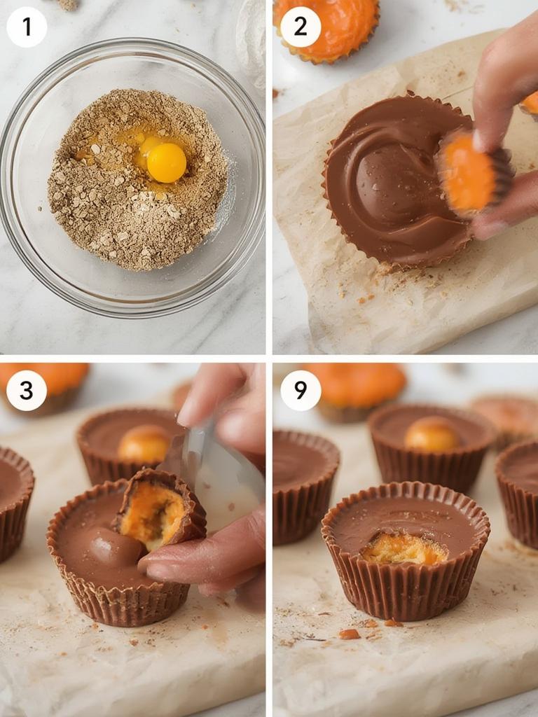 Mini Home Made Reese Cups 1 2