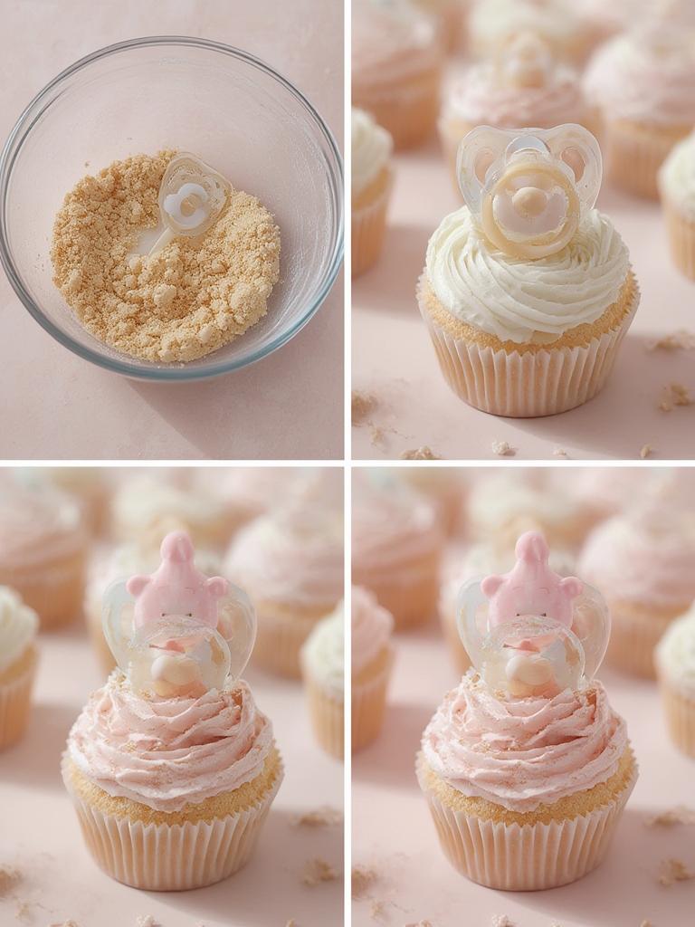 Pastel Pacifier Cupcakes 12