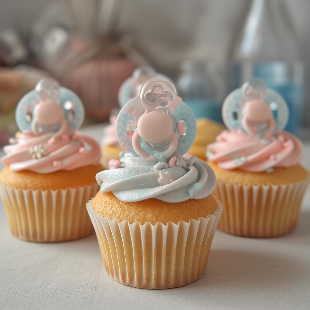 Pastel Pacifier Cupcakes 8