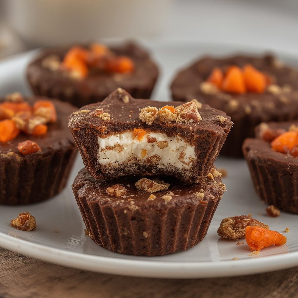 Protein Reeses Cups with Cottage Cheese Filling 3