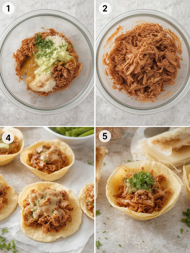 Pulled Pork Taco Cups 5