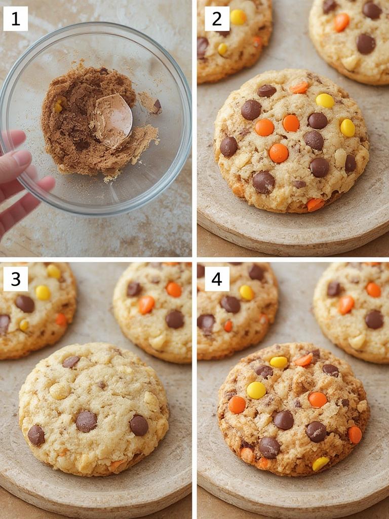 Reese Pieces Cookies Crispy Edge Version 2