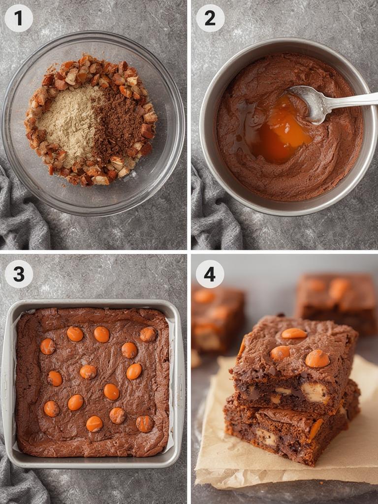 Reeses Brownies Fudgy Chocolate PB Brownies 2