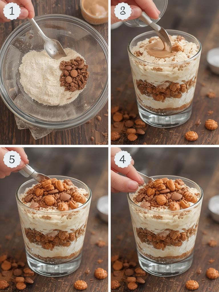 Reeses Dessert Parfait No Bake Layered Treat 2