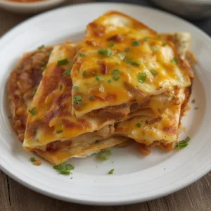 Simple Cheesy Baked Quesadillas