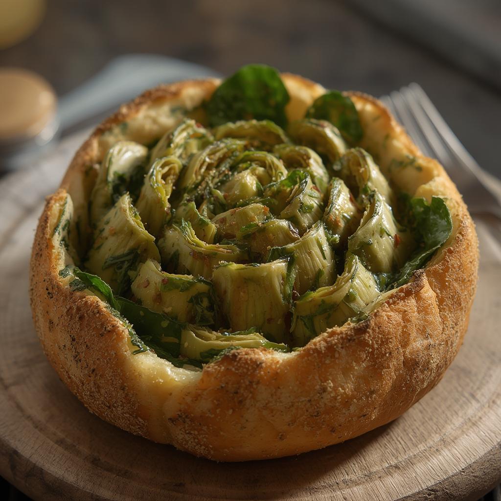 Spinach Artichoke Bread Bowl