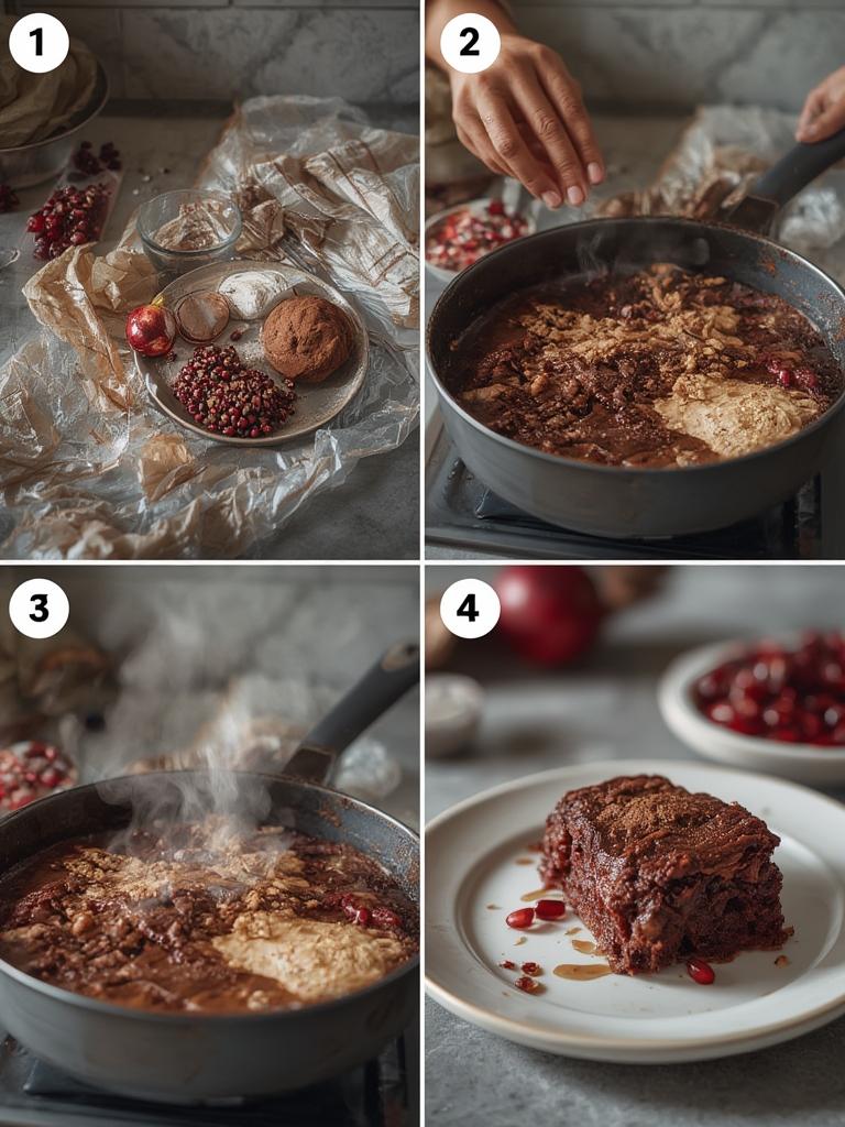 Squidgy Chocolate Pomegranate Torte 8