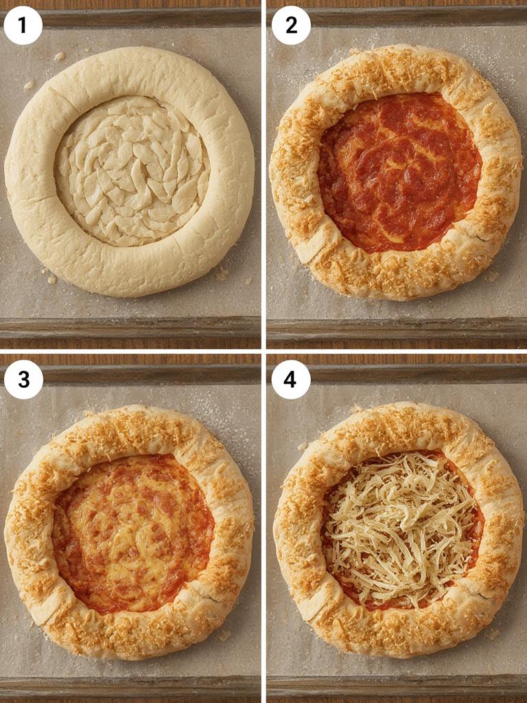 Stuffed Pizza Crescent Ring 4