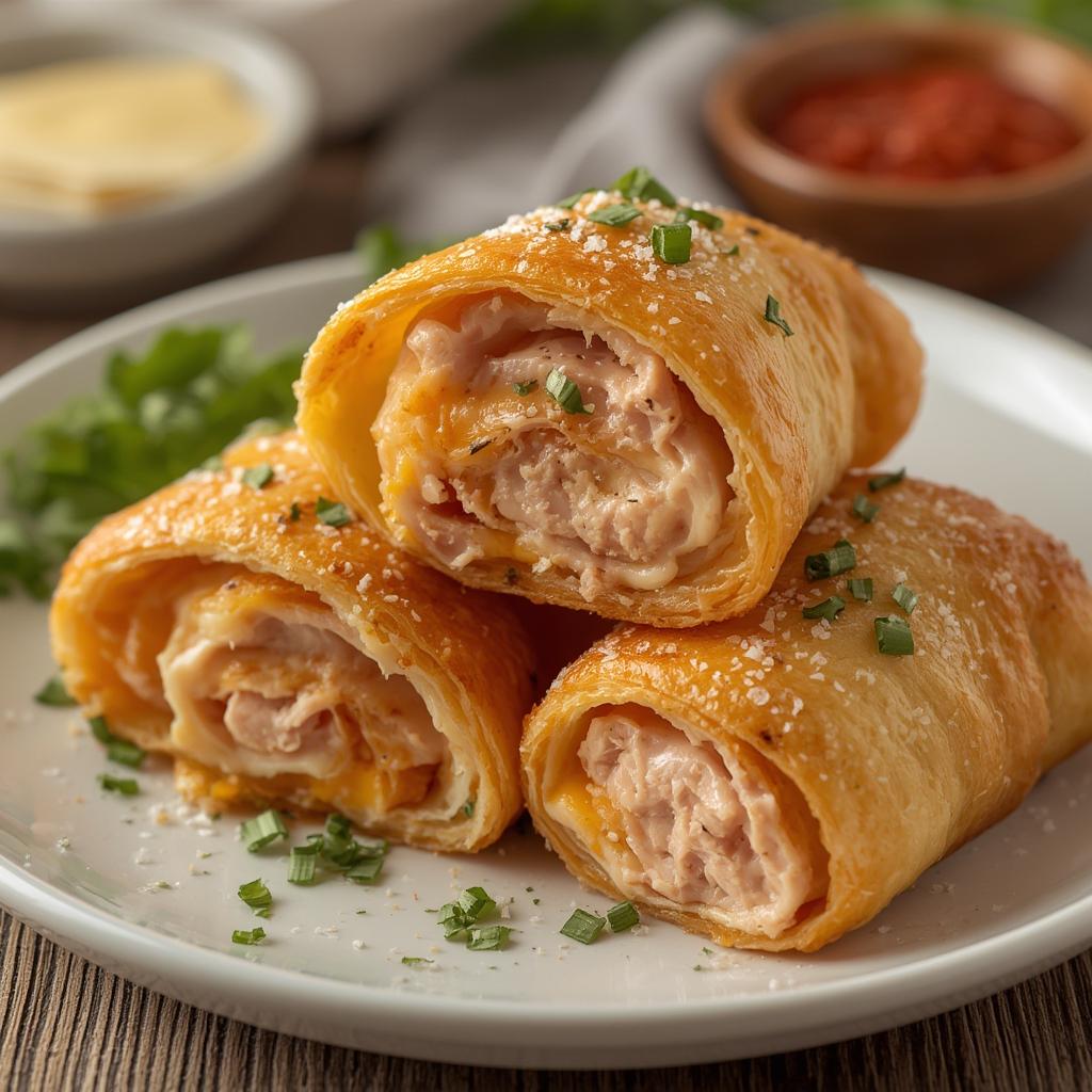 Turkey & Cheese Crescent Rollups: Irresistibly Easy & Cheesy! 4 Turkey Cheese Crescent Rollups